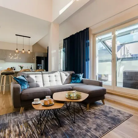 Appartamento Kazimierz Penthouse With Private Terrace Cracovia Esterno foto