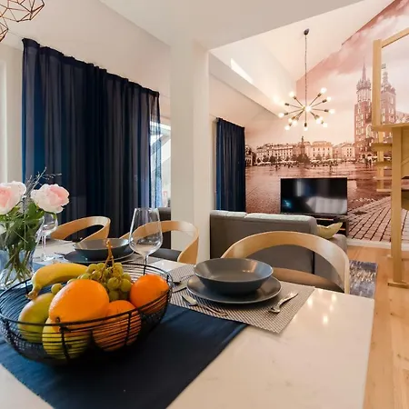 Appartamento Kazimierz Penthouse With Private Terrace Cracovia Esterno foto