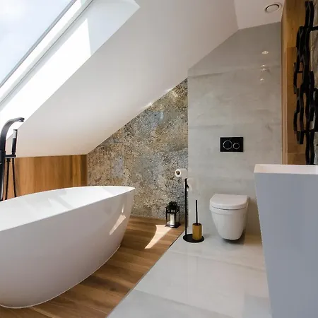 Appartamento Kazimierz Penthouse With Private Terrace Cracovia Esterno foto